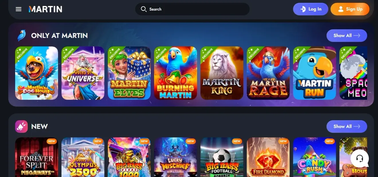 Martin casino 190% 30 gratis spins